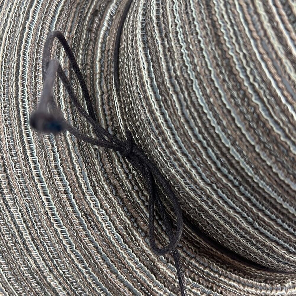 Women’s neutral floppy woven sun hat - Picture 2 of 7